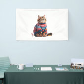 Cat Leaf Herfst Hallo Spandoek (Beurs)