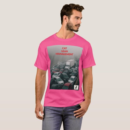 Cat Lean Management T-shirt (Voorkant volledig)
