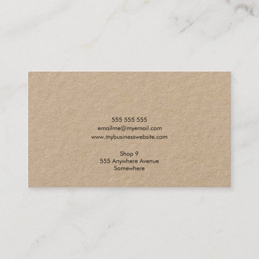 Cat Leopard Print Designer Stylist Visitekaartjes (Achterkant)