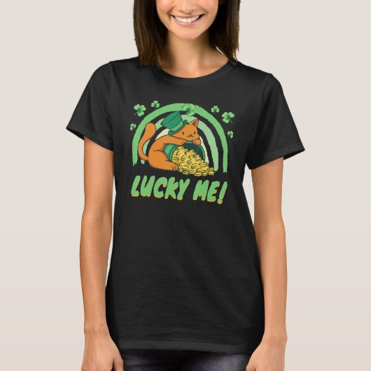 Cat Leprechaun Saint Patrick's Day Celebration_1 T-shirt (Voorkant)