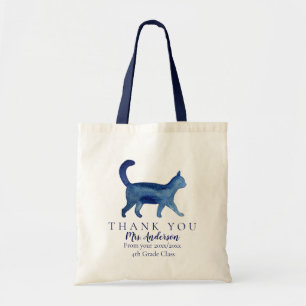 CAT-leraar bedankt cadeautjes Canvas tas