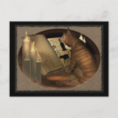 Cat Lessons bestuderen Briefkaart (Voorkant)