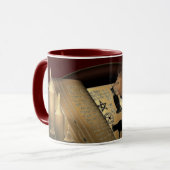 Cat Lessons bestuderen Mok (Voorkant links)