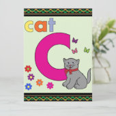 Cat Letter C (Staand voorkant)
