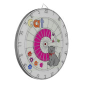 Cat Letter C Dartbord (Voorkant Links)