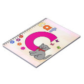 Cat Letter C Notitieboek (Linkerzijde)