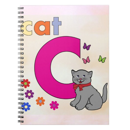 Cat Letter C Notitieboek (Voorkant)