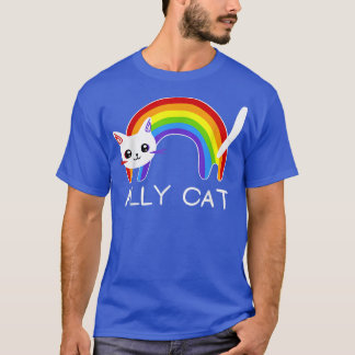 Cat Lgbt Rainbow Flag Gay Pride Month T-shirt