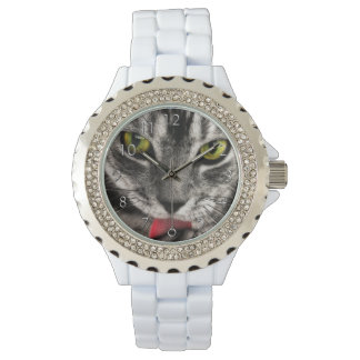 Cat Lick Horloge