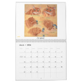 Cat Life 2026 Calendar Kalender (Mar 2026)