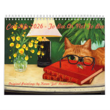 Cat Life 2026 Calendar "To Bee Or Not To Bee"