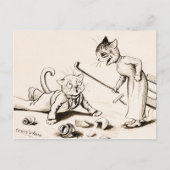 Cat Life by Louis Wain Briefkaart (Voorkant)