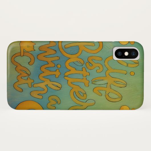 Cat Life Case-Mate iPhone Case (Achterkant (horizontaal))