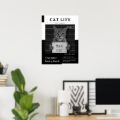 CAT LIFE Magazine Poster (Thuiskantoor)
