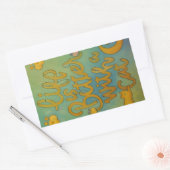 Cat Life Rechthoekige Sticker (Envelop)