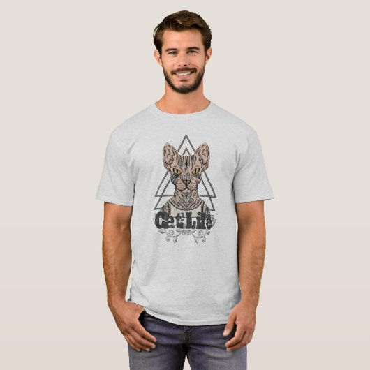 Cat Life T-shirt (Voorkant volledig)