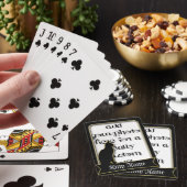 Cat Lijst Keepsake Fotosjabloon Speelkaarten (Insitu)