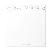 Cat Line Art Notepad Notitieblok (Voorkant)