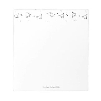 Cat Line Art Notepad Notitieblok