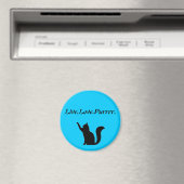Cat Live Love Purr Magneet (Insitu (Vaatwasser))