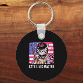 Cat Lives Sleutelhanger (Voorkant)