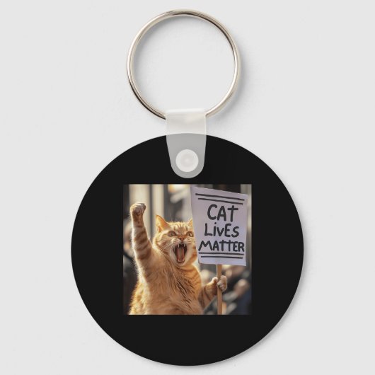 Cat Lives Sleutelhanger (Voorkant)