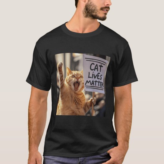 Cat Lives T-shirt (Voorkant)
