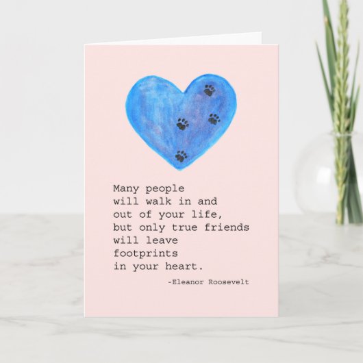 Cat Loss Sympathie, Sorry voor het verlies van sym Kaart (Voorkant)