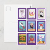 Cat Lottería Briefkaart (Voorkant / Achterkant)