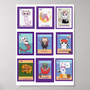 Cat Lottería, Value Poster Paper (mat)