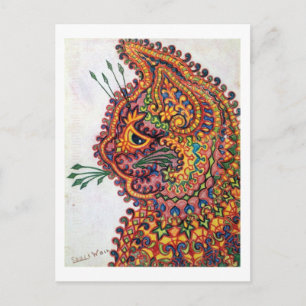Cat, Louis Wain Briefkaart