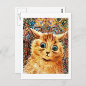 Cat, Louis Wain Briefkaart (Voorkant / Achterkant)