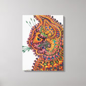 Cat, Louis Wain Canvas Afdruk (Voorkant)