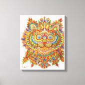 Cat, Louis Wain Canvas Afdruk (Voorkant)