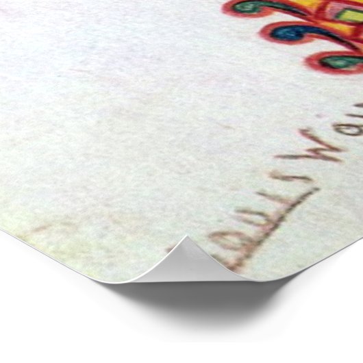 Cat, Louis Wain Poster (Hoek)