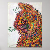 Cat, Louis Wain Poster (Voorkant)