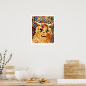 Cat, Louis Wain Poster (Keuken)