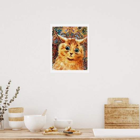 Cat, Louis Wain Poster (Keuken)