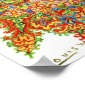 Cat, Louis Wain Poster (Hoek)