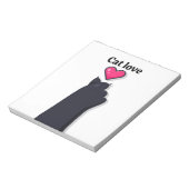 cat love notitieblok (Linkerzijde)