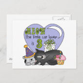 Cat Lover 3e Verjaardag T shirten en geschenken Briefkaart (Voorkant / Achterkant)