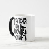 Cat Lover 911 Dispatcher Magische Mok (Voorkant links)