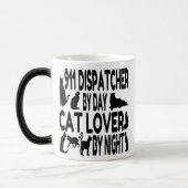 Cat Lover 911 Dispatcher Magische Mok (Links)