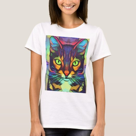 CAT LOVER ART T-SHIRTS (Voorkant)