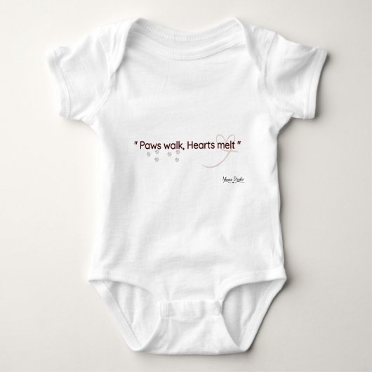 Cat Lover Baby bodysuit  (Voorkant)