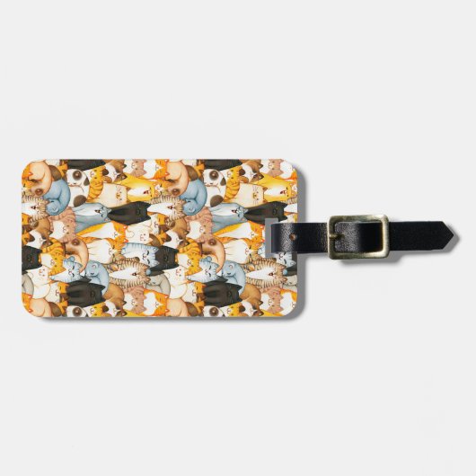 Cat Lover Bagagelabel (Voorkant horizontaal)