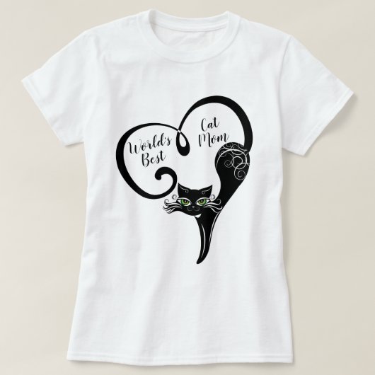 CAT LOVER | Beste kat-moeder ter wereld T-shirt (Design voorkant)