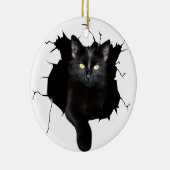 Cat Lover Black Cat Ornament (Rechts)