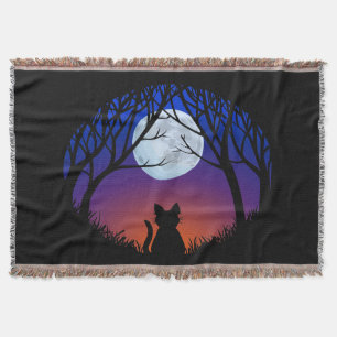 Cat Lover Blanket Le Chat Fat Cat Throw Blanket Deken
