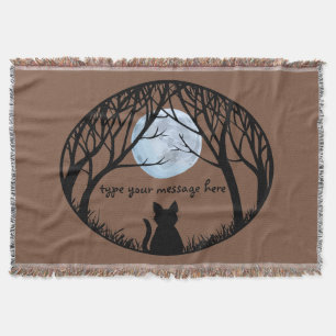 Cat Lover Blanket Le Chat Fat Cat Throw Blanket Deken